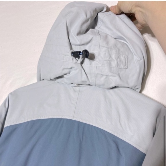 Columbia Blue Grey Orange Convert Fall Spring Hiking Jacket M - Picture 12 of 16